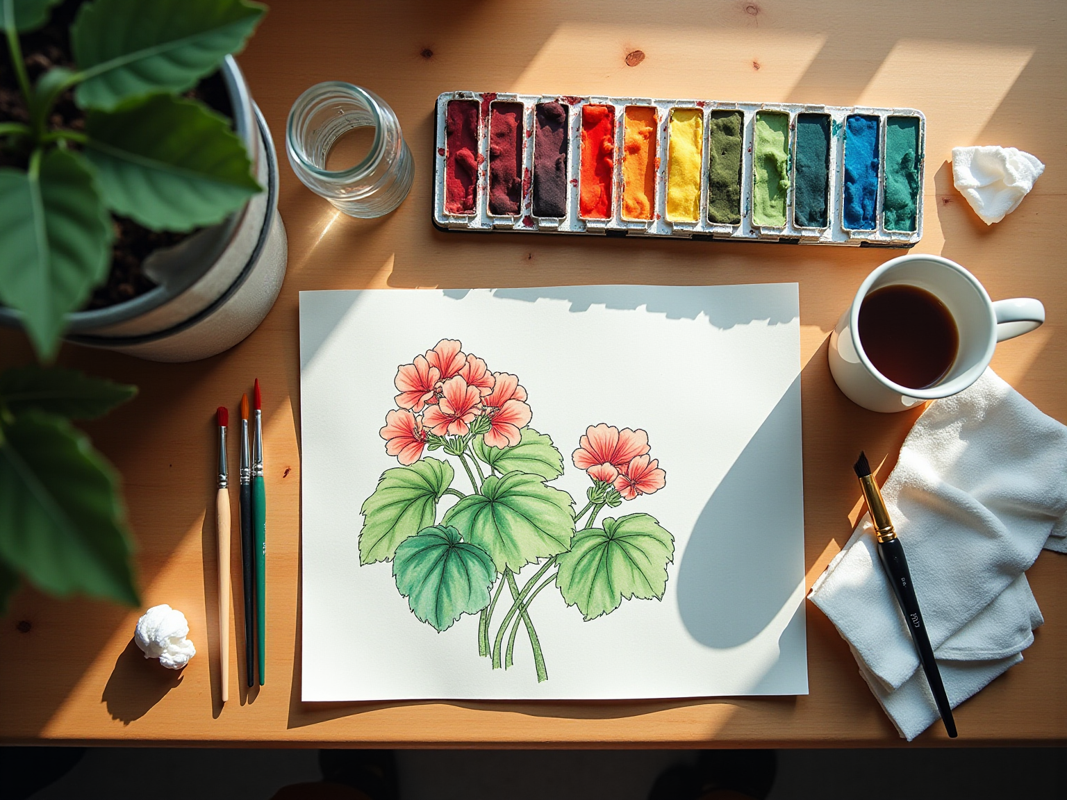 4-steps-to-create-stunning-geranium-watercolor-art