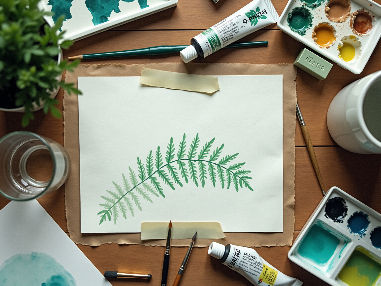 4-steps-to-master-your-fern-watercolor-painting