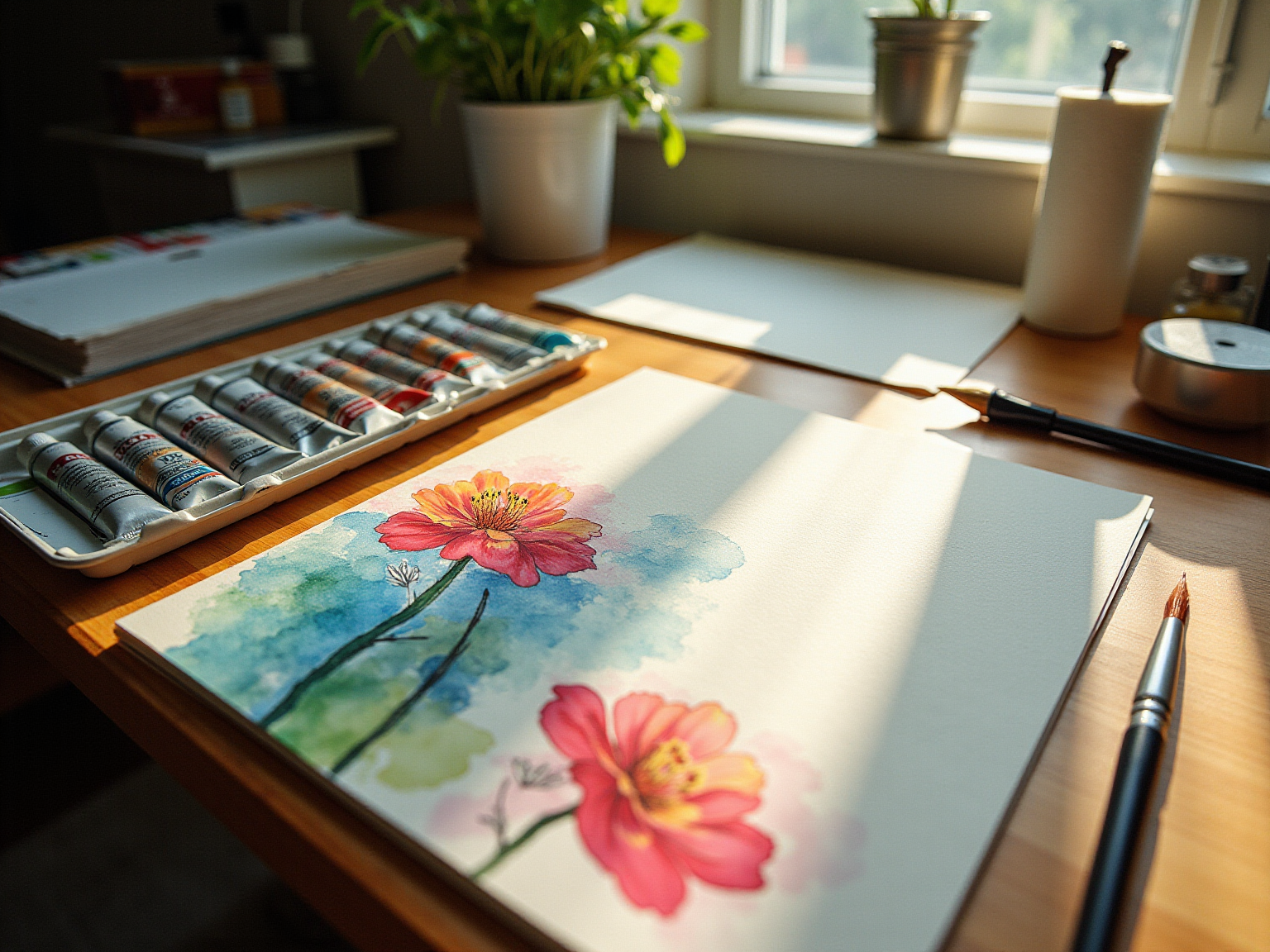 master-geranium-watercolor-painting-with-step-by-step-tips
