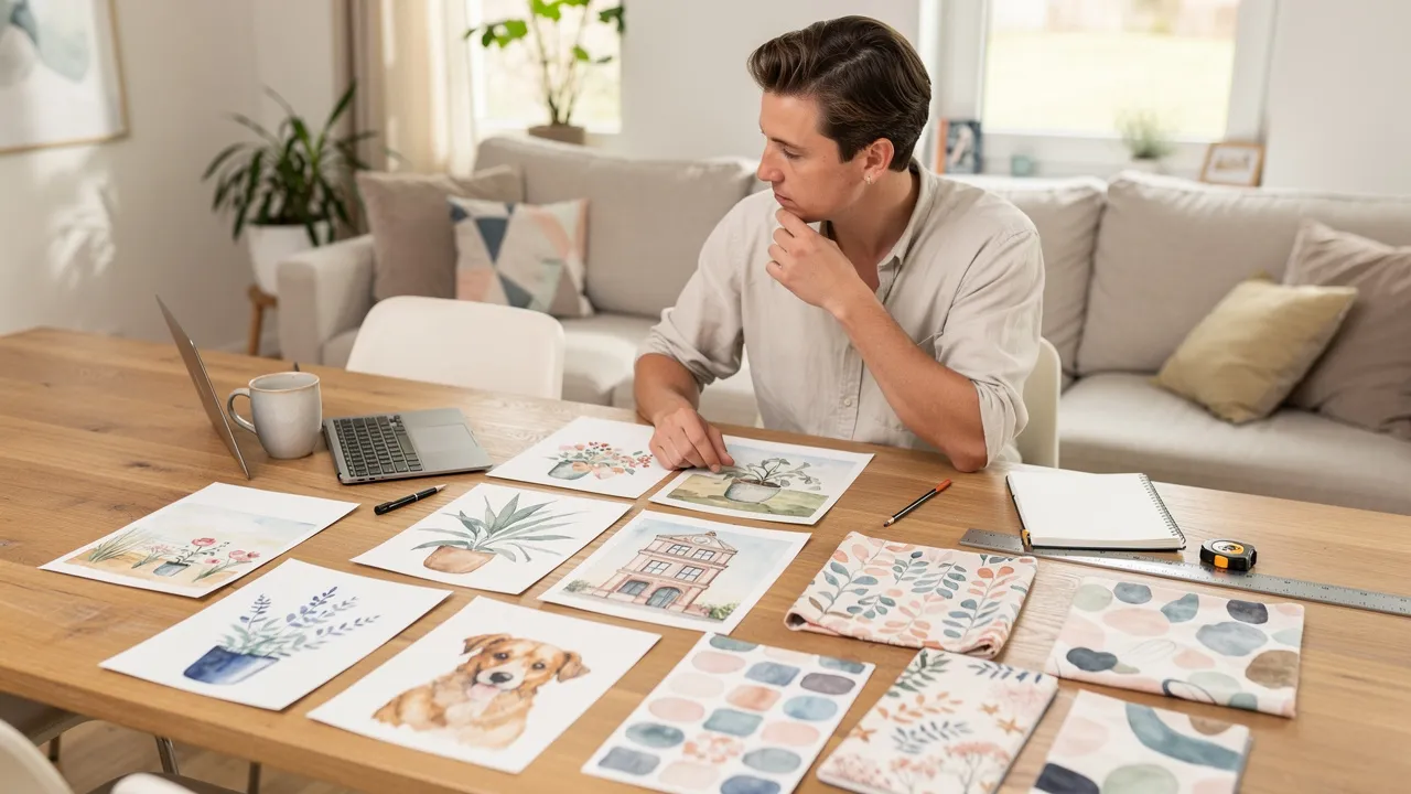 How to Choose a Watercolor Artist for Your Home or Product Project